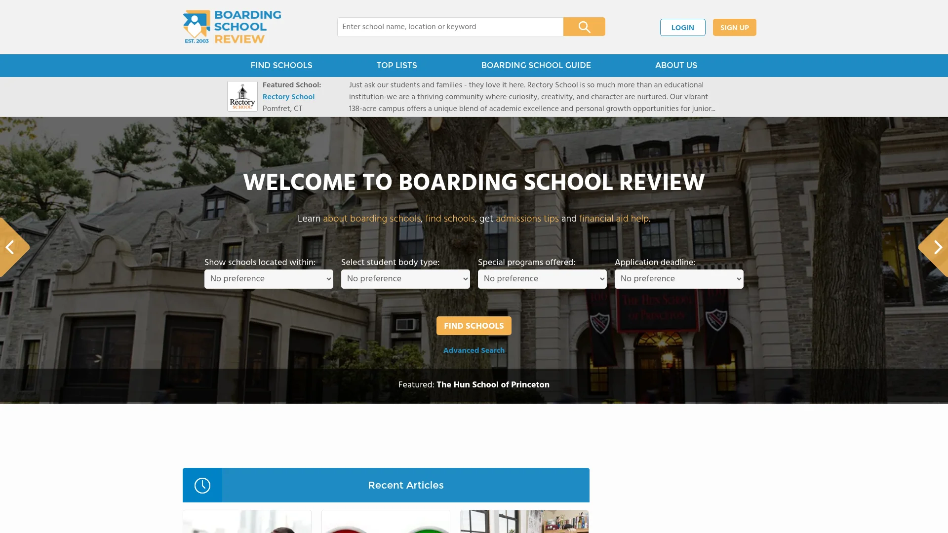Boarding School Review - Established 2003