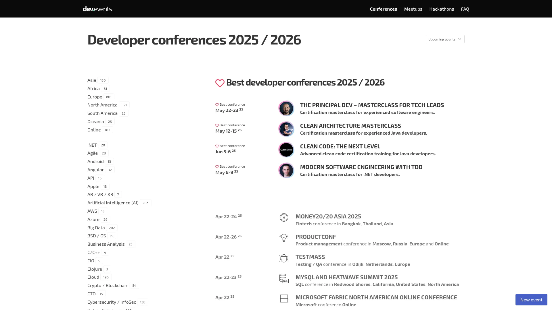 dev.events