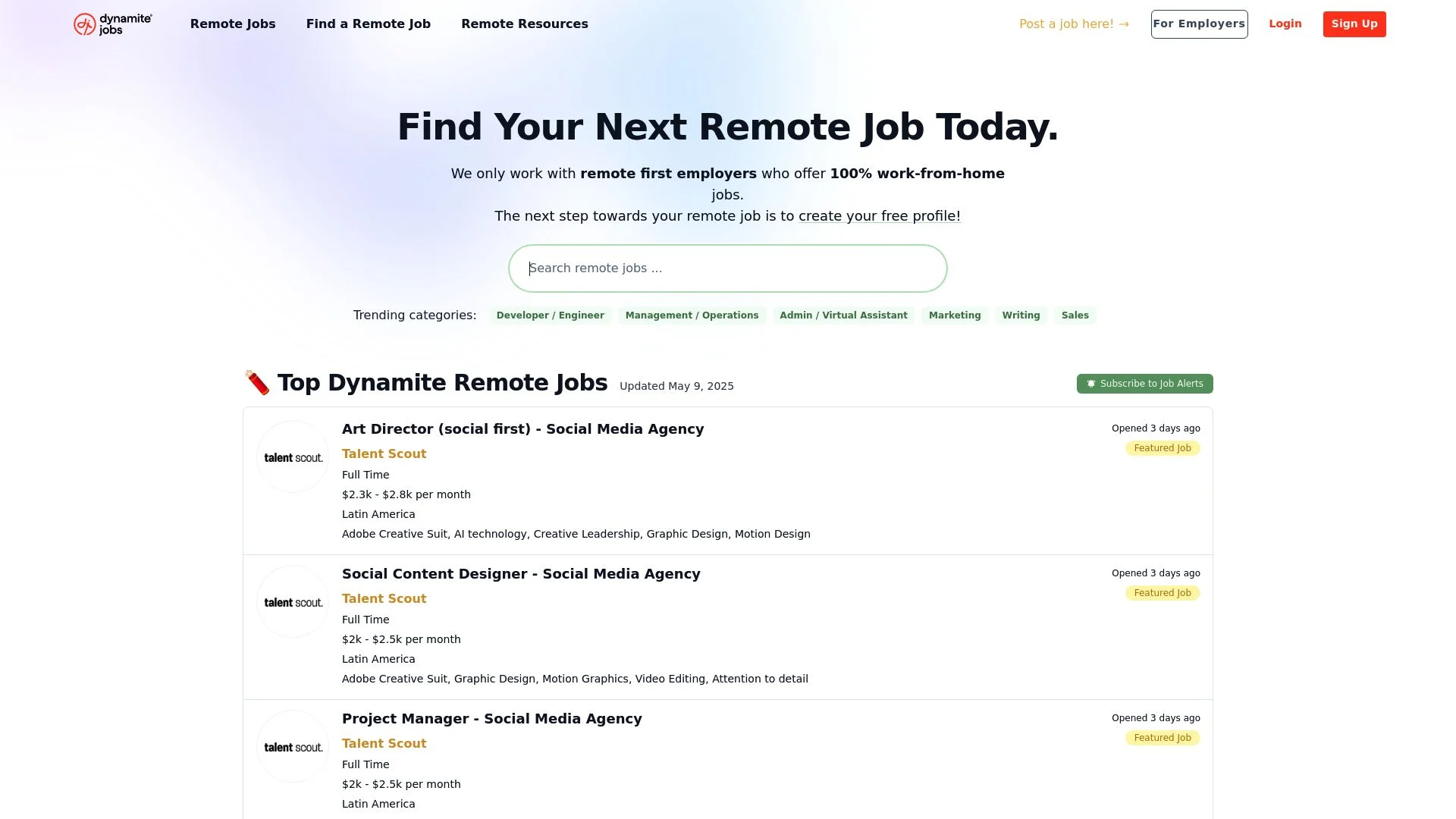Dynamite Jobs