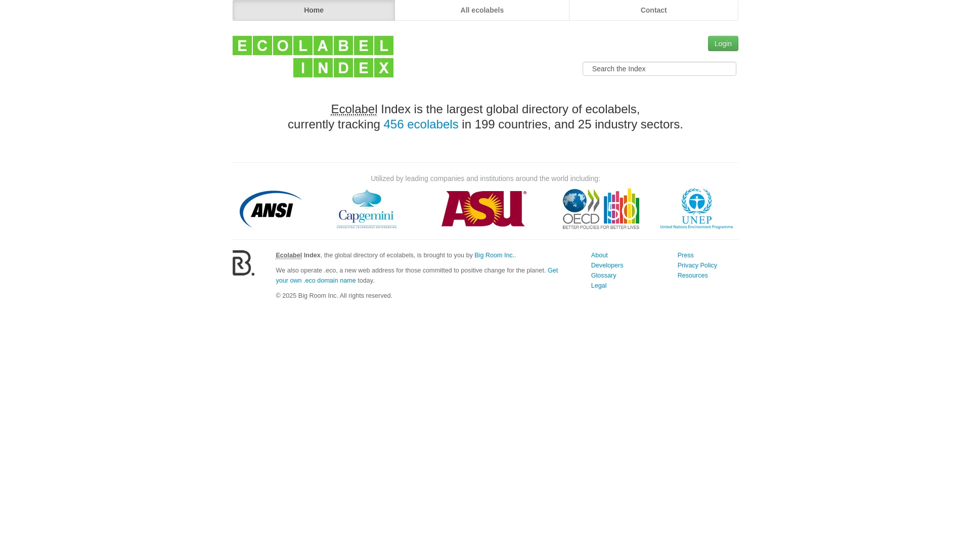 Ecolabel Index