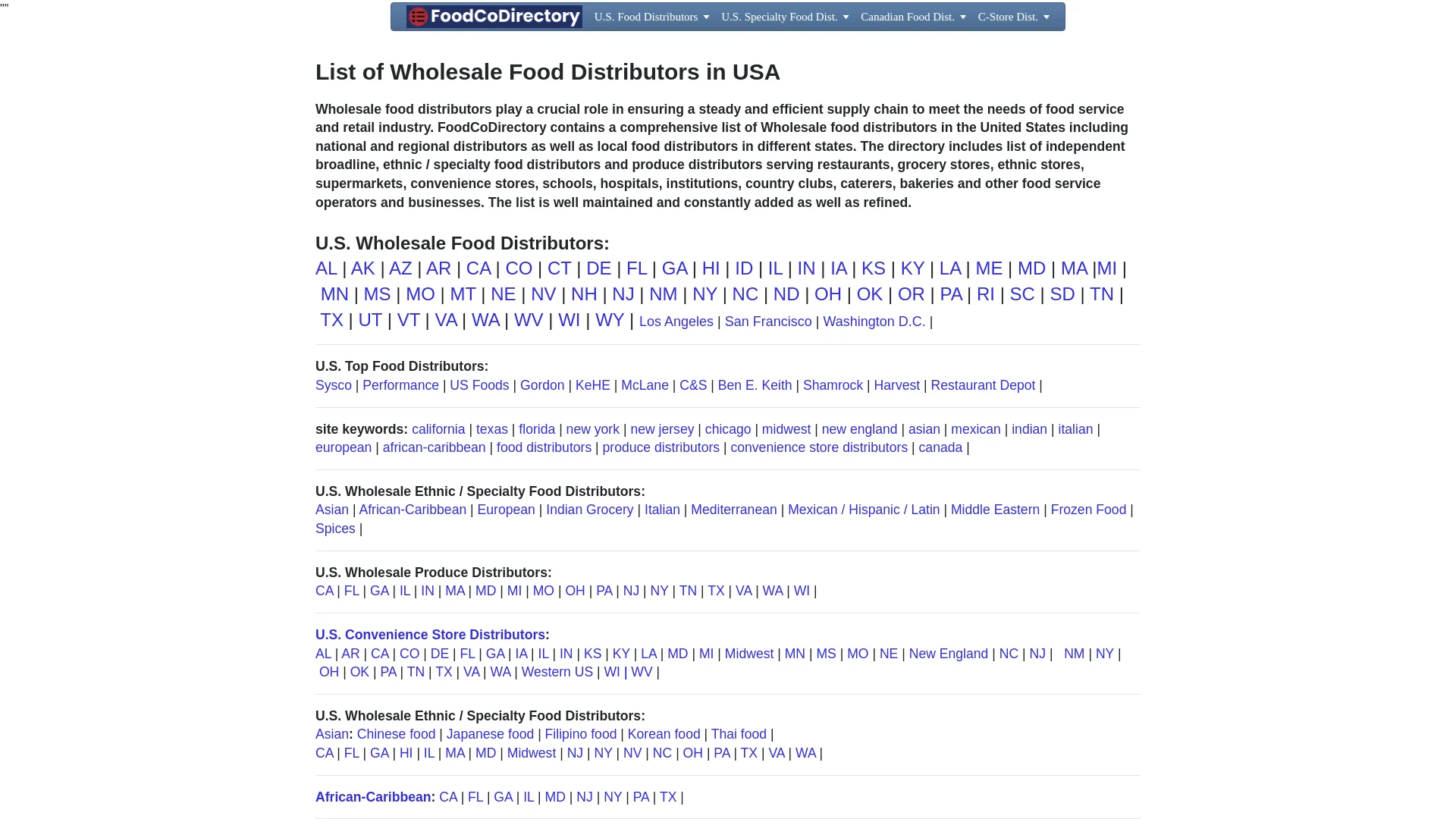 FoodCoDirectory