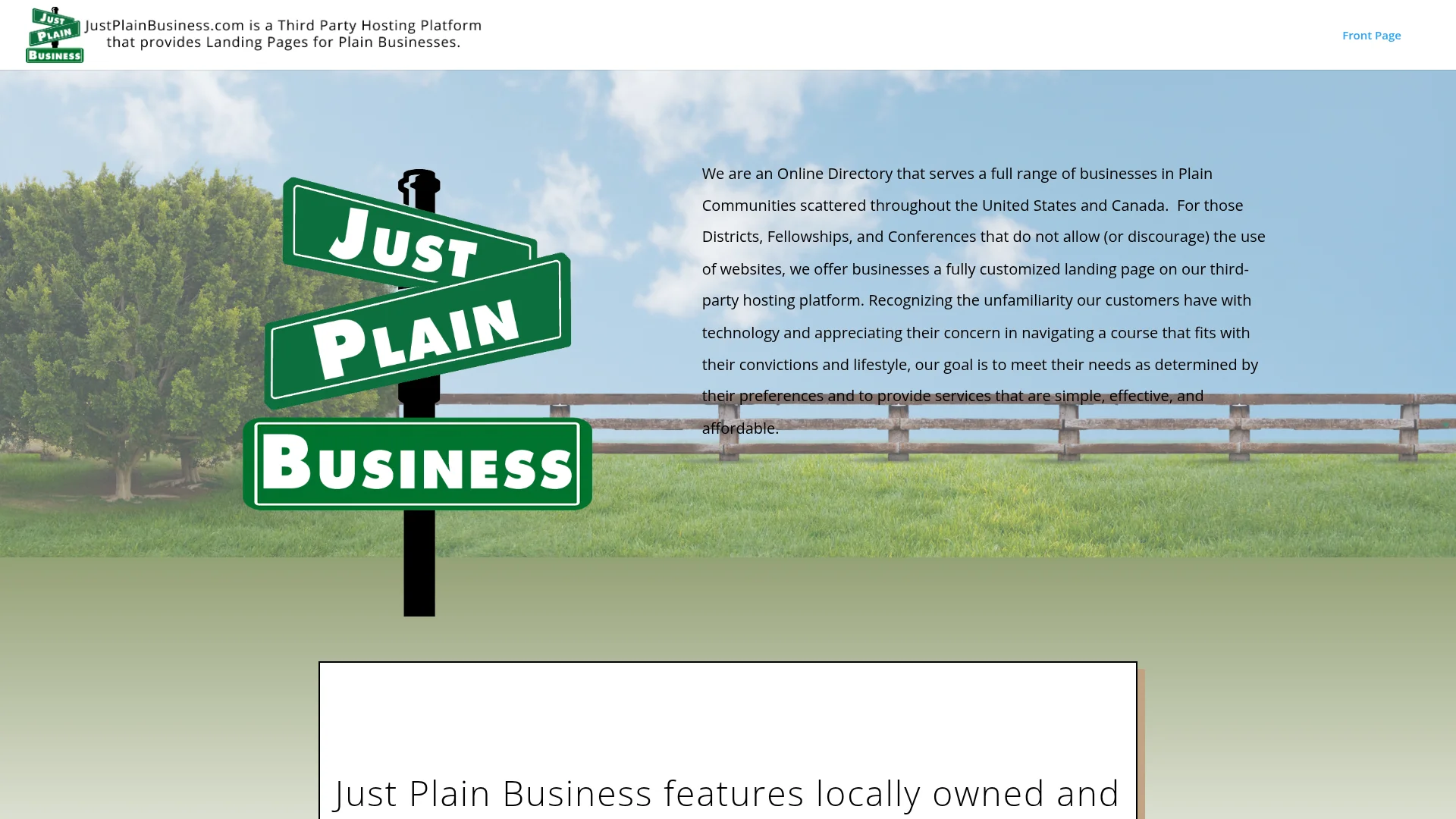 Just Plain Business